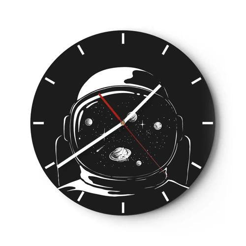 Zegar ścienny - Niezły widok - 30x30 cm
