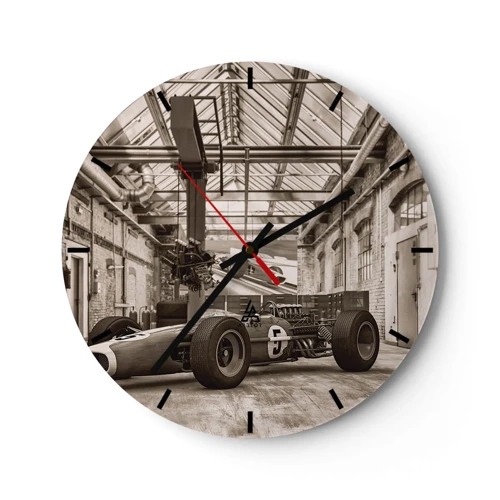 Zegar ścienny - Odpoczynek zwycięzcy - 30x30 cm