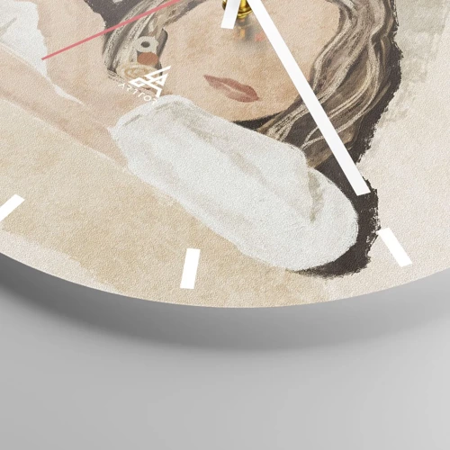Zegar ścienny - Piękność południa - 30x30 cm