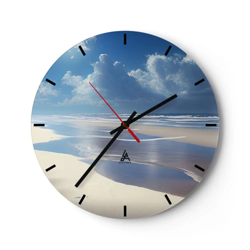 Zegar ścienny - Rajskie wakacje - 30x30 cm