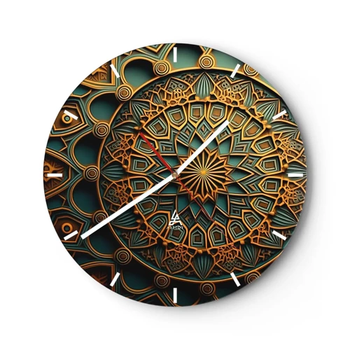 Zegar ścienny - W arabskim klimacie - 30x30 cm