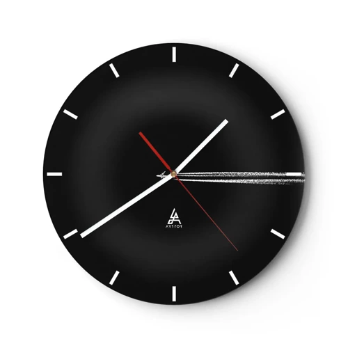 Zegar ścienny - W inny wymiar - 30x30 cm
