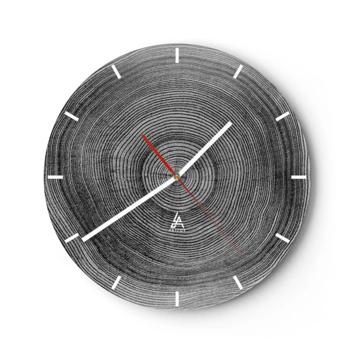 Zegar ścienny - Znak czasu - 30x30 cm