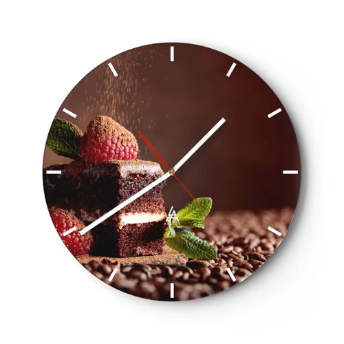 Zegar ścienny - Życie jest słodkie - 30x30 cm