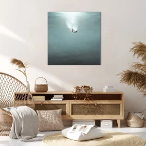 Obraz na płótnie - W objęciach oceanu - 70x70 cm