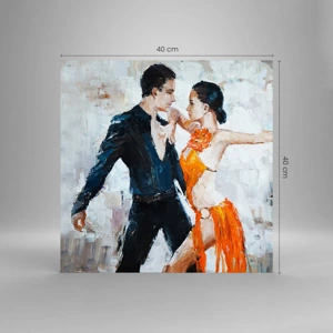 Obraz na szkle - Dirty dancing - 40x40 cm